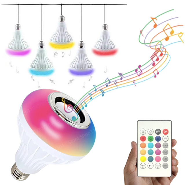 Foco Parlante - Luz RGB con Bluetooth